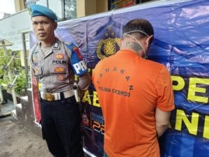 Tangkapan foto pelaku pencurian motor oleh Polsek Cicendo. (Sumber: Polrestabes Bandung)