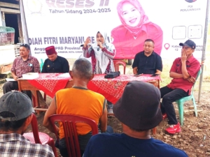 Serap Aspirasi Masyarakat Desa Dukuh Jeruk, Diah Fitri Dorong Peningkatan Kesejahteraan Petani dan Senderan Kali 4