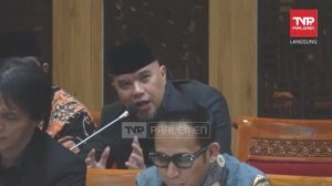 Tangkapan layar Anggota Komisi X DPR RI, Ahmad Dhani/ Sumber: Youtube TV Parlemen