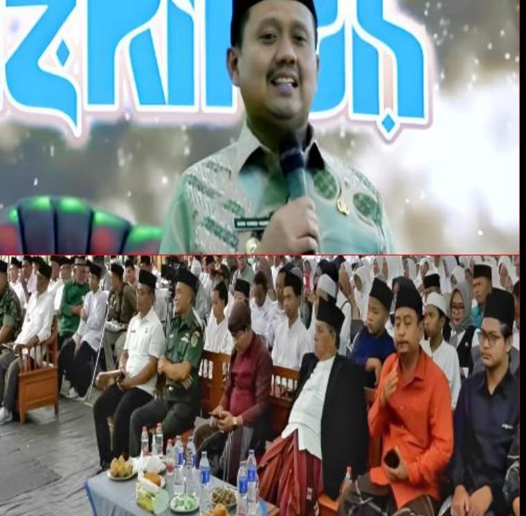 Bupati Dony Hadiri Haul ke-44 KH Achmad Nahrowi dan Milad ke-98 Ponpes Darul Hikmah Sukawangi