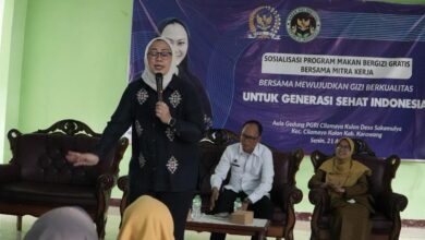 Cellica Nurrachadiana dan BGN Sosialisasi Makan Bergizi Gratis di Karawang
