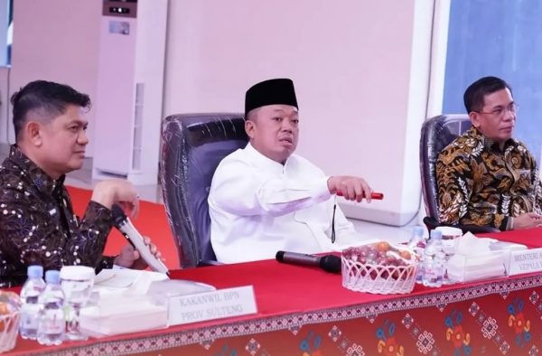 Menteri ATR/BPN Komitmen Dorong Tingkatkan Pertumbuhan Ekonomi Daerah Melalui Produktivitas Tanah di Sulteng