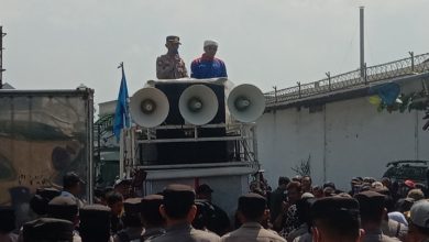 Eks karyawan PT Matahari Sentosa Jaya Gelar Aksi Tuntut Hak Putusan Pengadilan, Rabu, 16/04/2025.