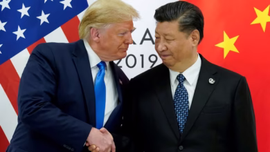 Tangkapan foto Trump dan Xi Jinping. (Sumber: Reuters)