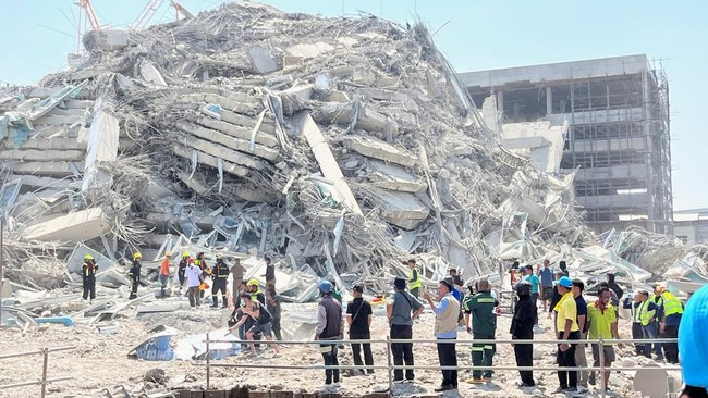 Tangkapan foto gempa Thailand. (Sumber: Reuters)