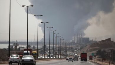 Tangkapan foto ledakan Iran. (Sumber: Reuters)