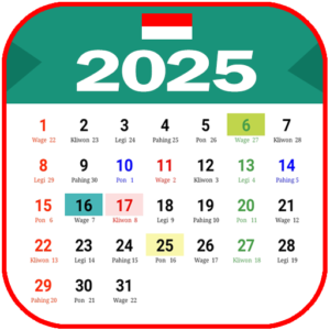 Tangkapan foto Kalender. (Sumber: Google Play)