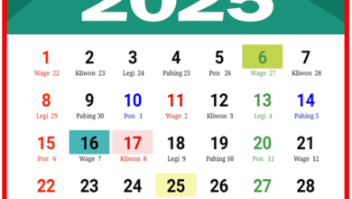 Tangkapan foto Kalender. (Sumber: Google Play)