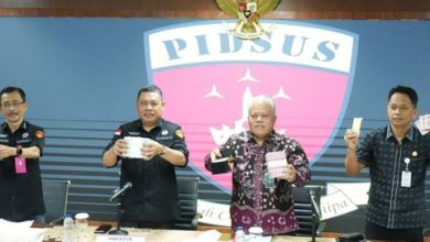 Tangkapan foto Kejagung RI dalam konferensi pers. (Sumber: Kejagung RI)