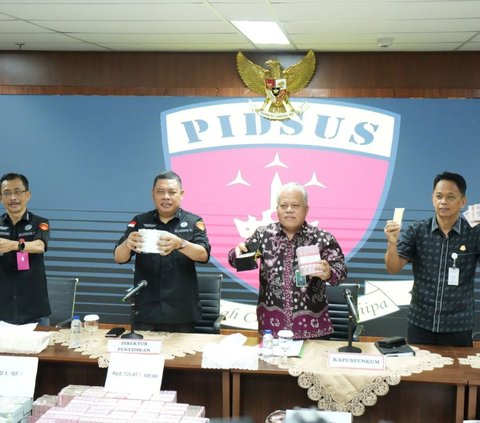 Tangkapan foto Kejagung RI dalam konferensi pers. (Sumber: Kejagung RI)