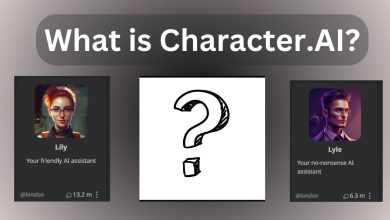 Tangkapan foto Character AI.