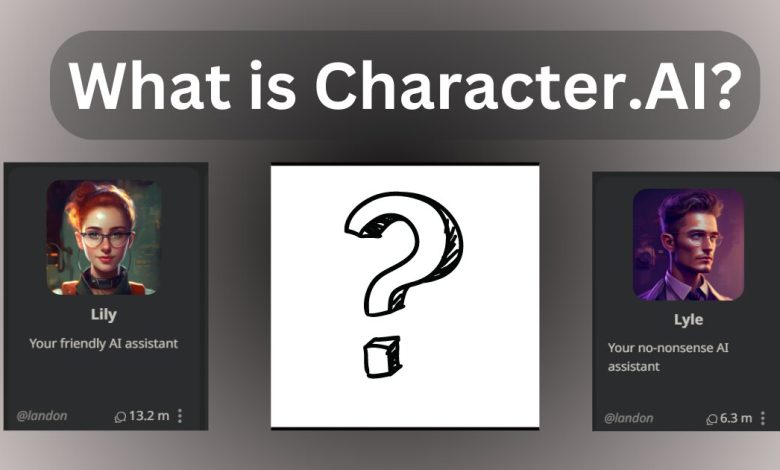 Tangkapan foto Character AI.
