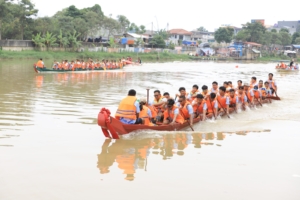 Tangkapan foto Perahu Naga. (Sumber: Kota Tangerang)