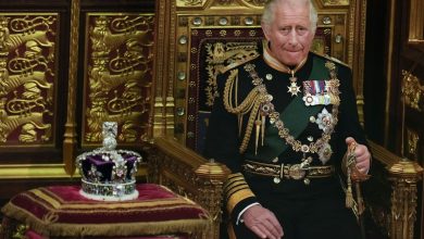 Tangkapan foto Raja Charles III. (Sumber: (AP/ALASTAIR GRANT)