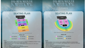 Ilustrasi konser musik Day6. (Sumber: X/Mecima Pro)