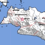 Tangkapan foto gempa di Kota Bogor. (Sumber: Dok. BMKG)