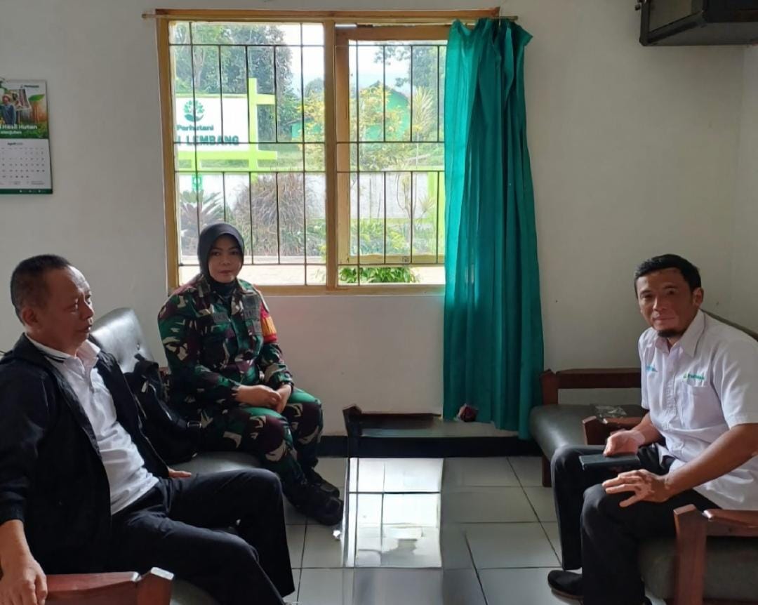 Jalin Sinergitas, Perhutani dan Koramil 0912 Lembang Koordinasi Keamanan Hutan di Lembang