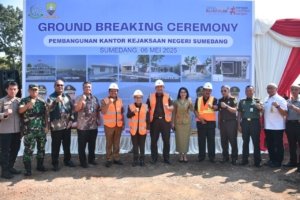 Pembangunan Kantor Kejari Sumedang Resmi Dimulai