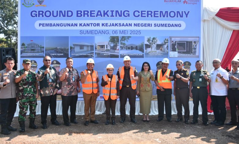 Pembangunan Kantor Kejari Sumedang Resmi Dimulai