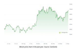 Bitcoin Price Chart. (Sumber: CoinGecko)
