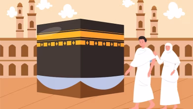 Ilustrasi ibadah haji. (Sumber: Freepik)