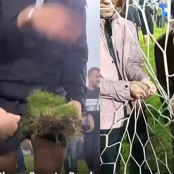 Tangkapan foto kerusakan di GBLA. (Sumber: Instagram KDM)