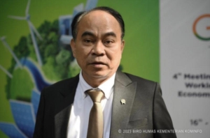 Tangkapan foto Budi Arie. (Sumber: Kominfo)