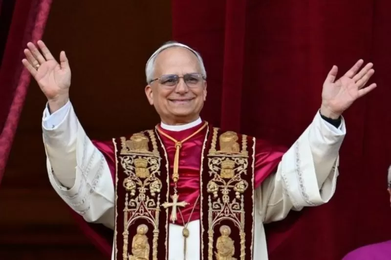 Tangkapan foto Robert Francis Prevost. (Sumber: X/ @Vatikannews)