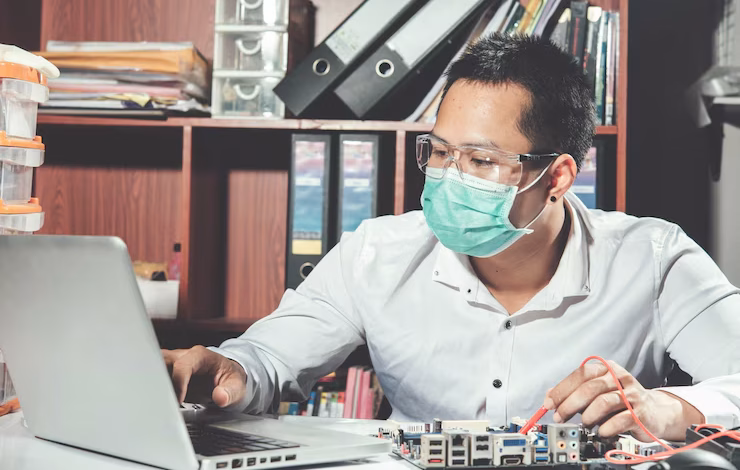 Ilustrasi peneliti AI. (Sumber: Freepik)