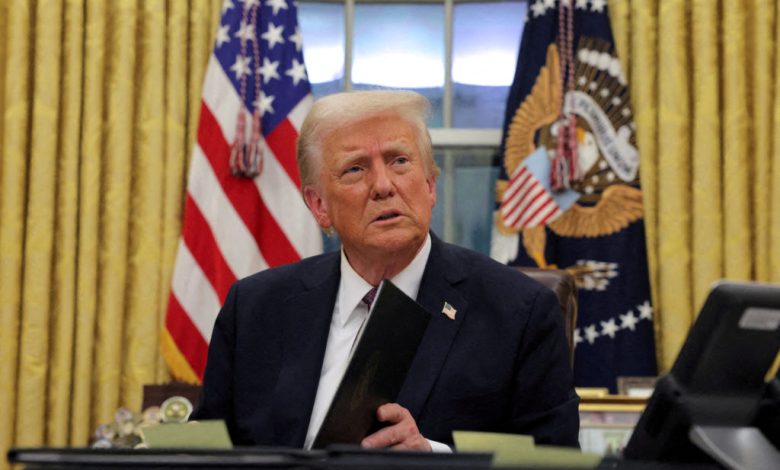 Tangkapan foto Donald Trump. (Sumber: PBS)
