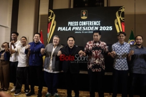 Piala Presiden 2025 Resmi Bergulir 6 Juli, Dihadiri Klub Thailand dan Inggris 9