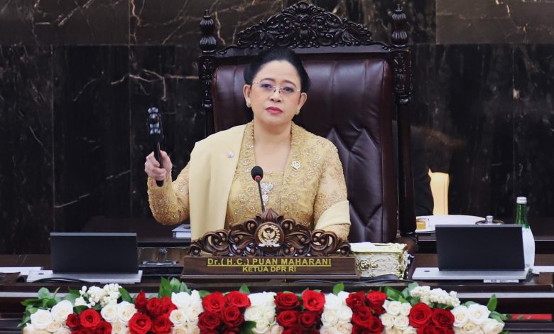 Tangkapan foto Puan Maharani. (Sumber: Emedia DPR RI)