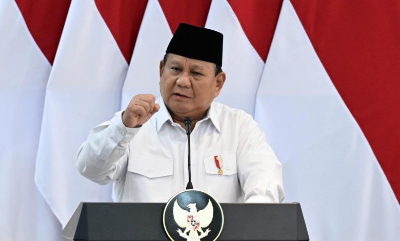 Tangkapan foto Prabowo Subianto. (Sumber: Dok. Setneg)