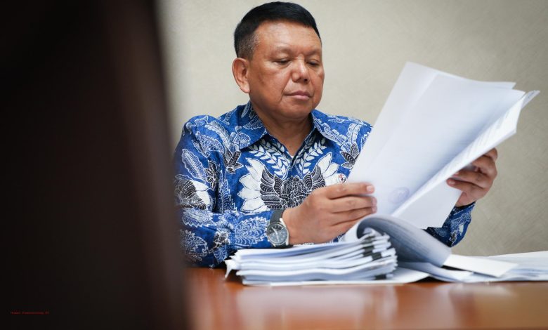 Tangkapan foto Wamensesneg, Bambang Eko Suhariyanto. (Sumber: Dok. Setneg)
