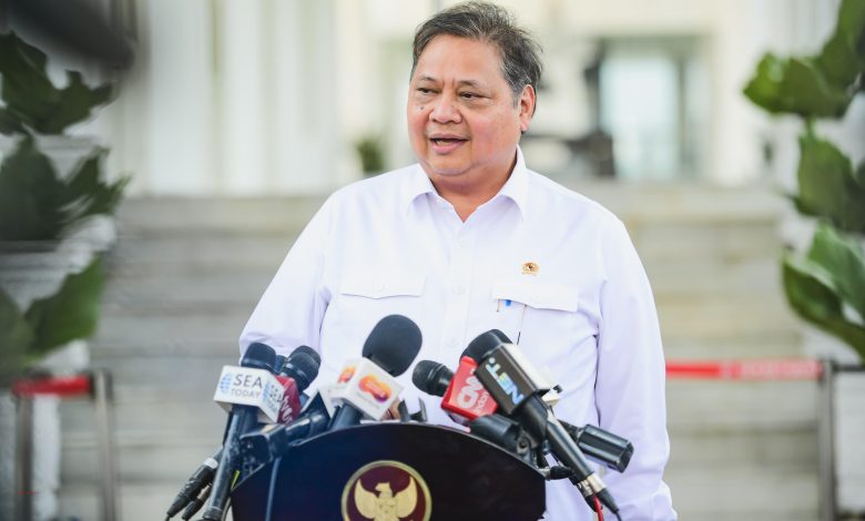 Tangkapan foto Airlangga Hartarto. (Sumber: Dok. Setneg)
