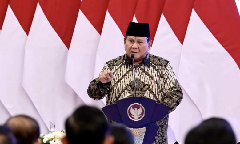 Tangkapan foto Presiden RI Prabowo Subianto. (Sumber: Dok. Setneg)