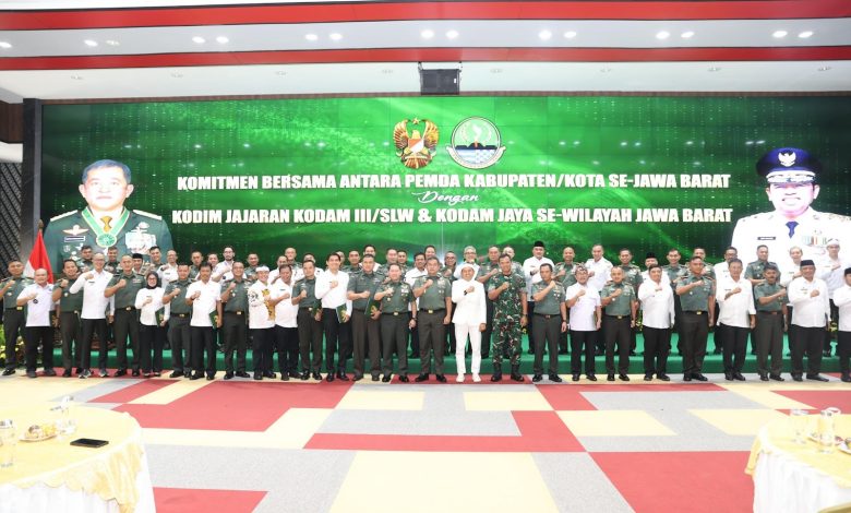 Wabup Sumedang Teken Komitmen Bersama TNI: Sinergi Kuat Pembangunan dan Ketahanan Wilayah