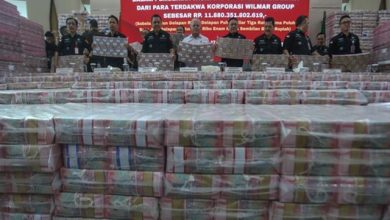 Tangkapan foto konferensi Pers Kejagung. (Sumber: Dok. Kejagung)