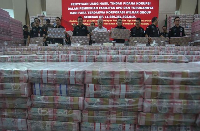 Tangkapan foto konferensi Pers Kejagung. (Sumber: Dok. Kejagung)