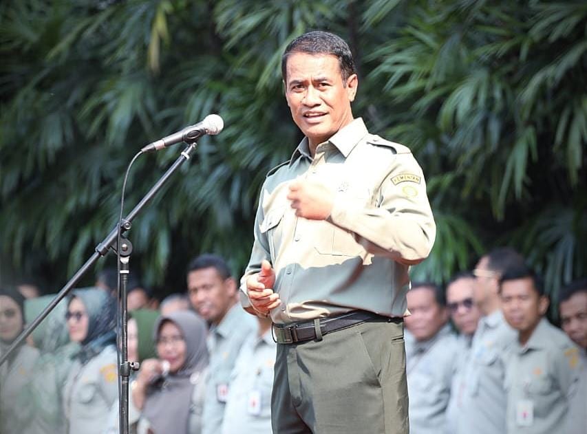 Tangkapan foto Mentan, Amran Sulaiman. (Sumber: Ditjen PKH)