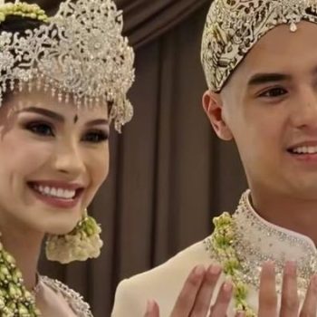 Tangkapan foto Al Ghazali dan Alyssa Daguise. (Sumber: Instagram Ari Lasso)