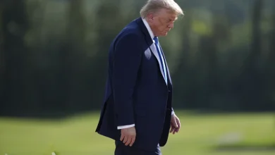 Tangkapan foto Donald Trump. (Sumber: Darryl Dyck/The Canadian Press via AP)