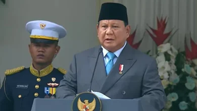 Tangkapan foto Prabowo Subianto. (Sumber: Sekretariat Negara)