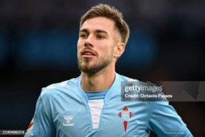 Tangkapan foto Oscar Mingueza. (Sumber: Getty Images)