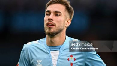 Tangkapan foto Oscar Mingueza. (Sumber: Getty Images)