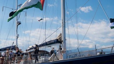 Tangkapan foto kapal bantuan menuju Gaza. (Sumber: Gaza Freedom Flotilla)