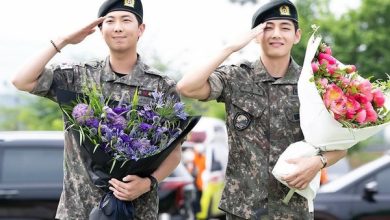 Tangkapan foto RM dan V BTS. (Sumber: Dok. Dispatch)