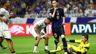 Tangkapan foto Jepang vs Indonesia. (Sumber: Reuters/Issei Kato)