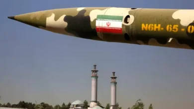 Tangkapan foto rudal Iran. (Sumber: Reuters)