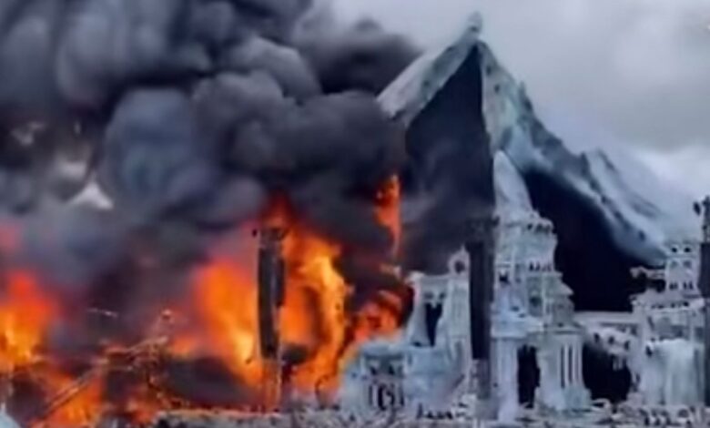 Tangkapan foto Panggung utama Tomorrowland. (Sumber: Tangkapan layar Youtube The Sun)